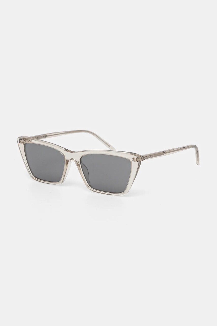 Сонцезахисні окуляри Saint Laurent жіночі колір бежевий SL 737 MICA THIN