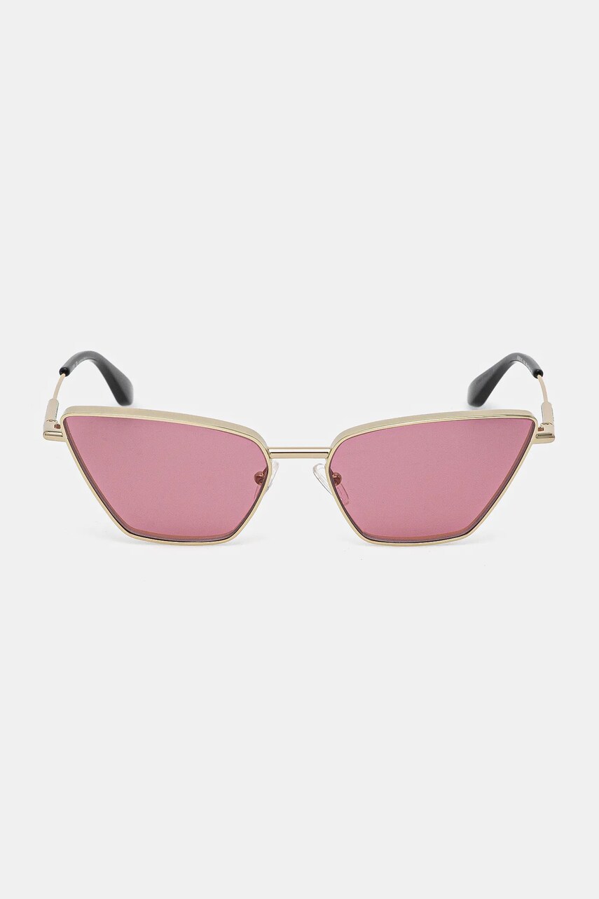 Сонцезахисні окуляри Alexander McQueen жіночі колір золотий AM0501S
