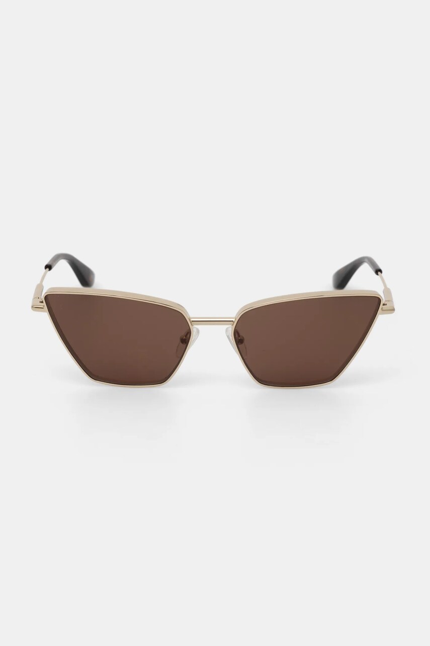 Сонцезахисні окуляри Alexander McQueen жіночі колір золотий AM0501S