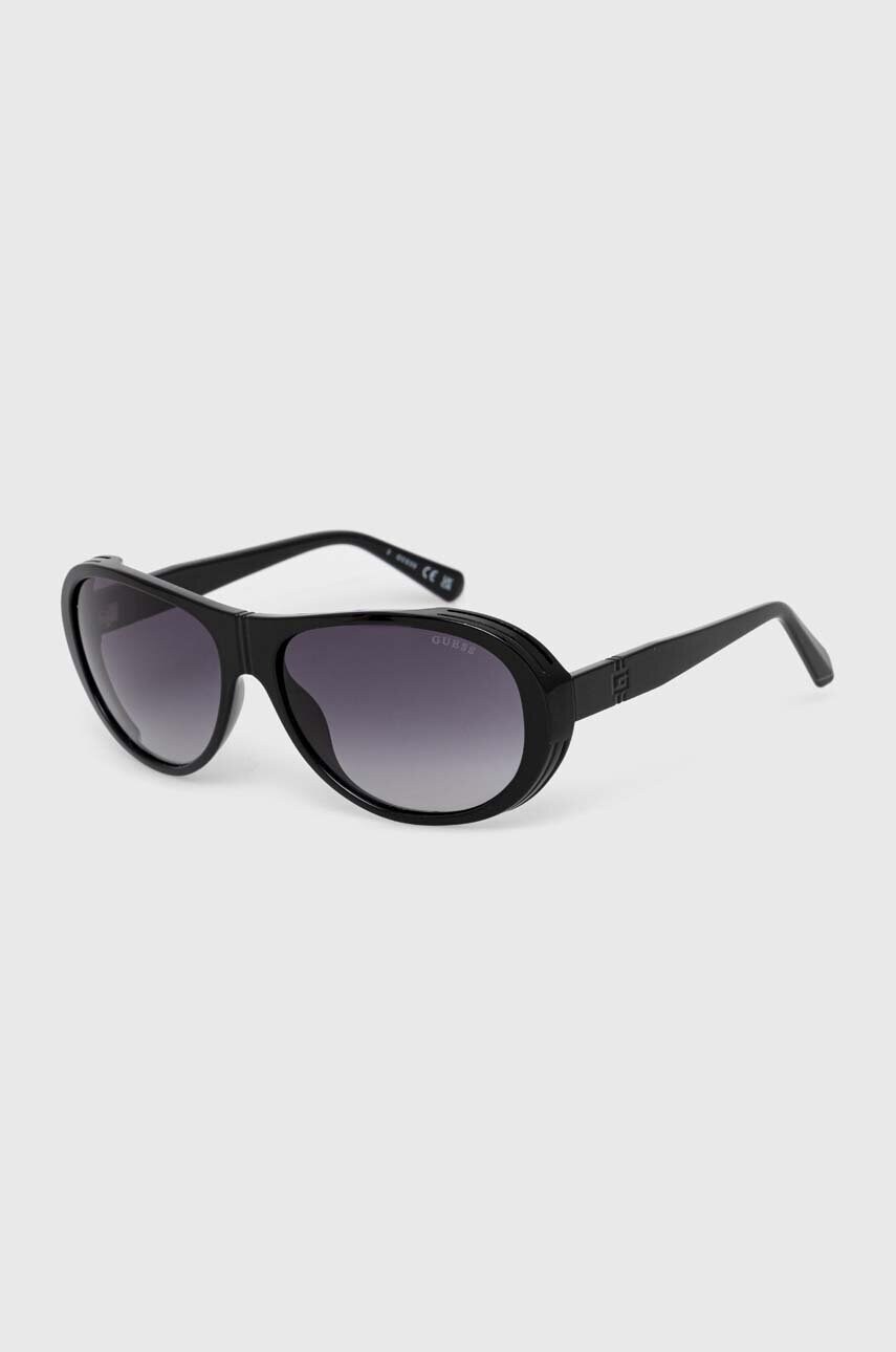 Сонцезахисні окуляри Guess чоловічі колір чорний GU00081_6201B