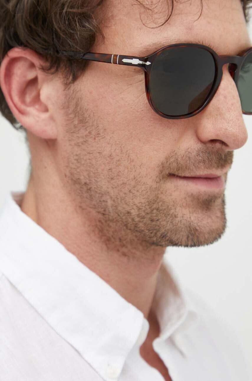 Сонцезахисні окуляри Persol чоловічі колір коричневий 0PO3343S