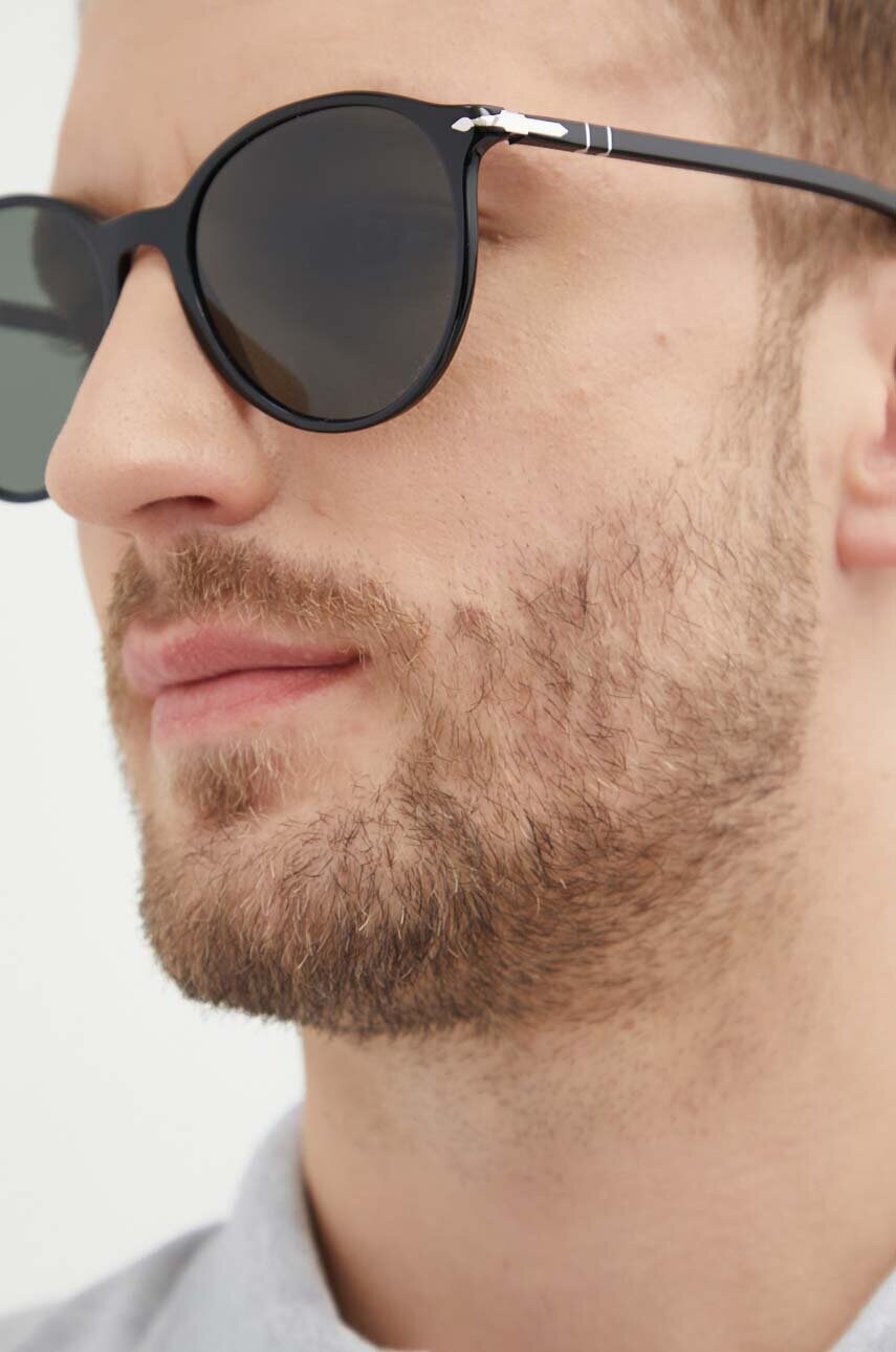 Сонцезахисні окуляри Persol чоловічі колір чорний 0PO3350S