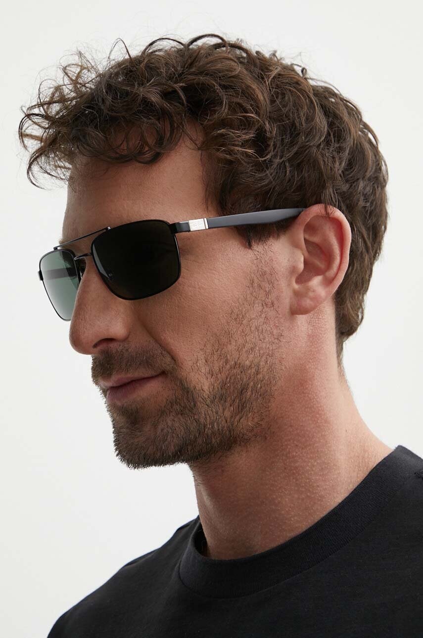 Сонцезахисні окуляри Ray-Ban чоловічі колір чорний 0RB3737