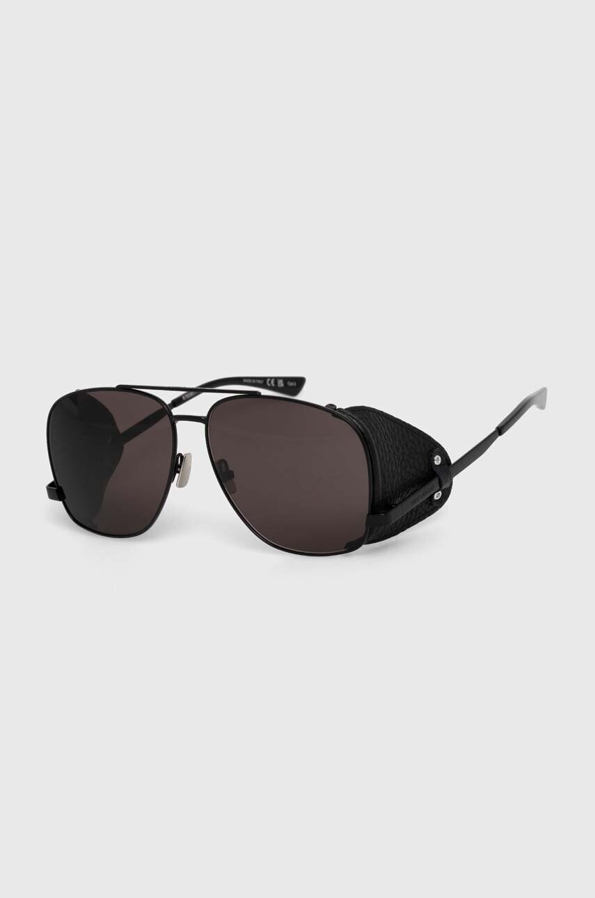 Сонцезахисні окуляри Saint Laurent чоловічі колір чорний SL 653 LEON