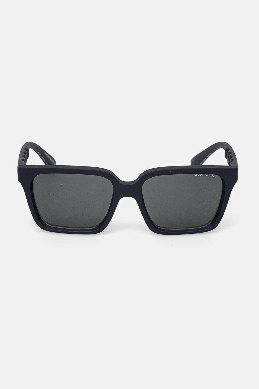 Сонцезахисні окуляри Armani Exchange чоловічі колір чорний 0AX4147S