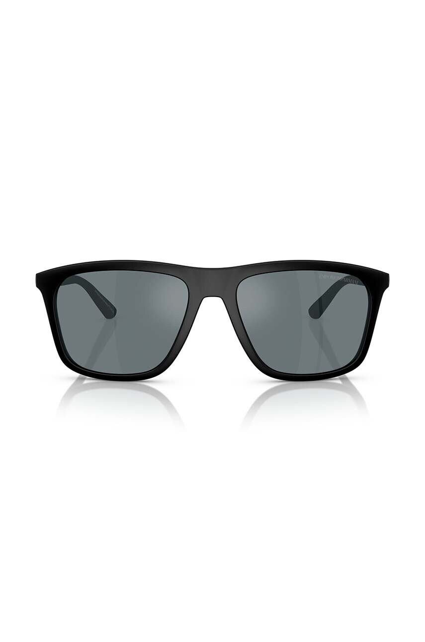 Сонцезахисні окуляри Emporio Armani чоловічі колір чорний 0EA4237