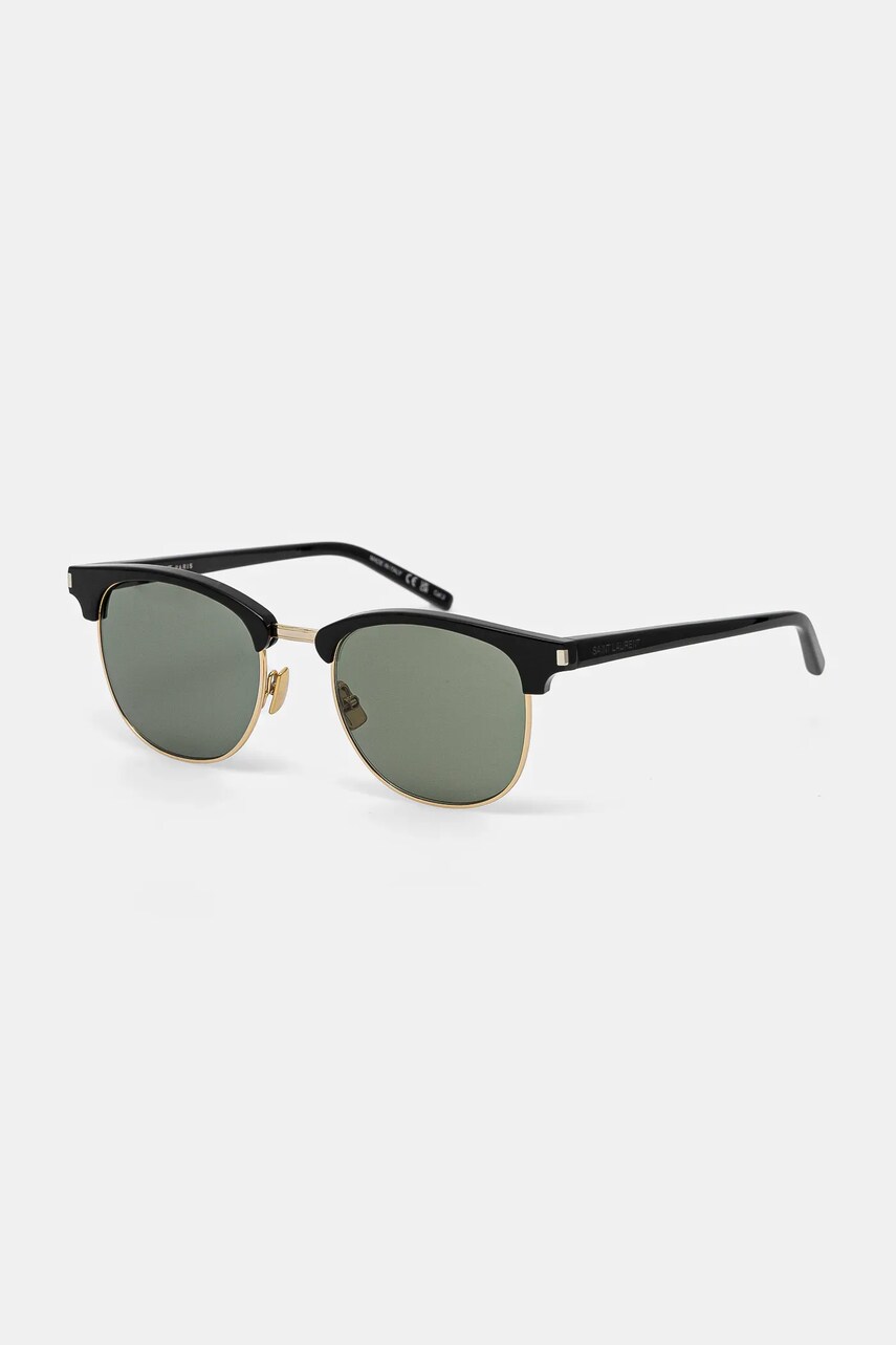 Сонцезахисні окуляри Saint Laurent чоловічі колір чорний SL 108