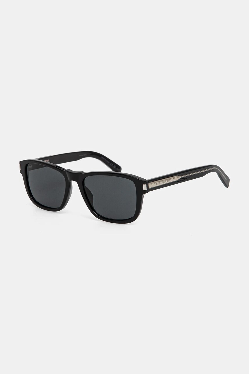 Сонцезахисні окуляри Saint Laurent чоловічі колір чорний SL 710