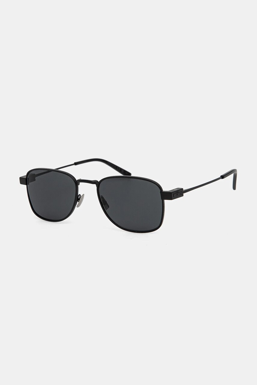 Сонцезахисні окуляри Saint Laurent чоловічі колір чорний SL 741