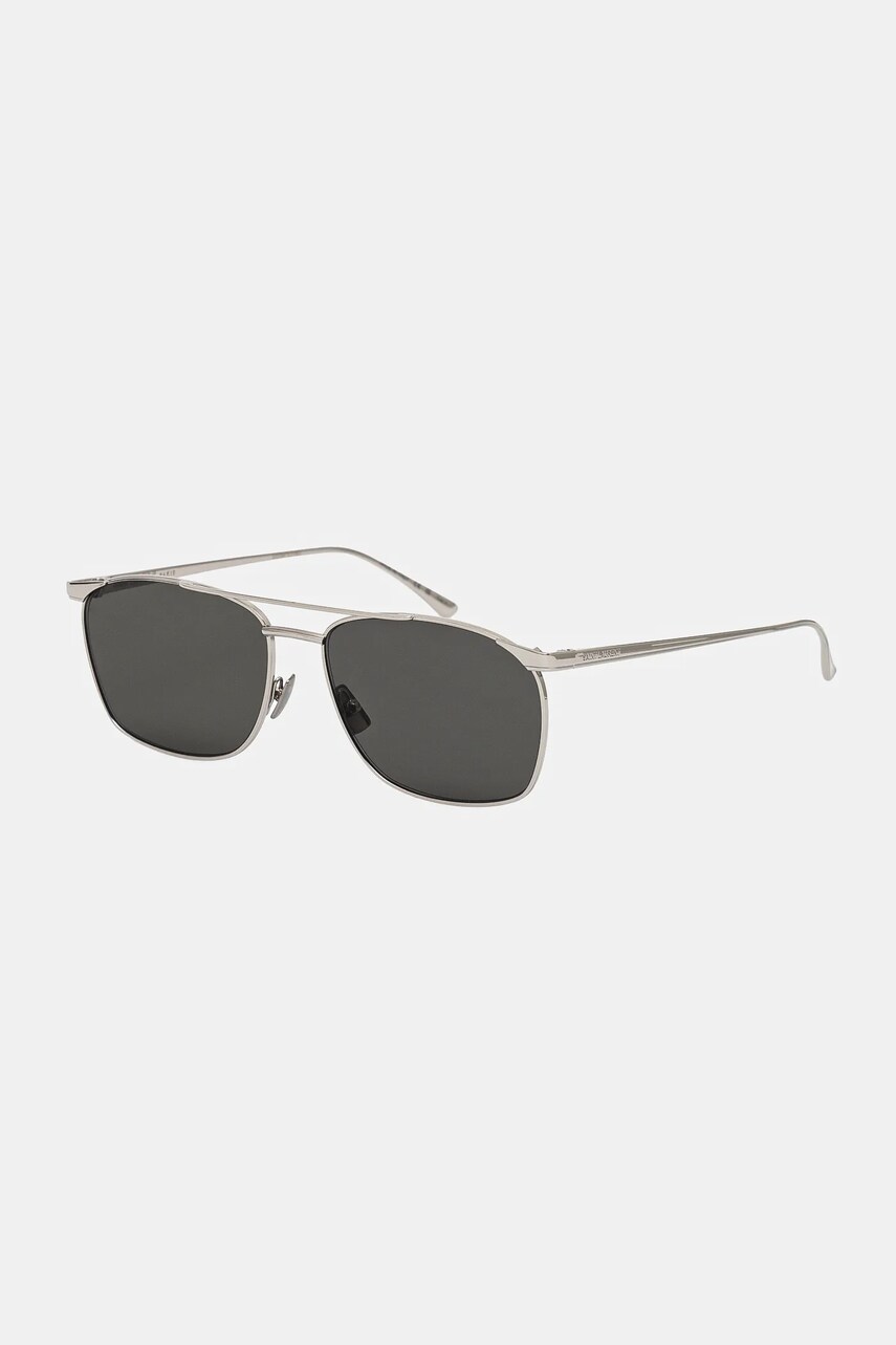 Сонцезахисні окуляри Saint Laurent чоловічі колір срібний SL 796 VINCENT