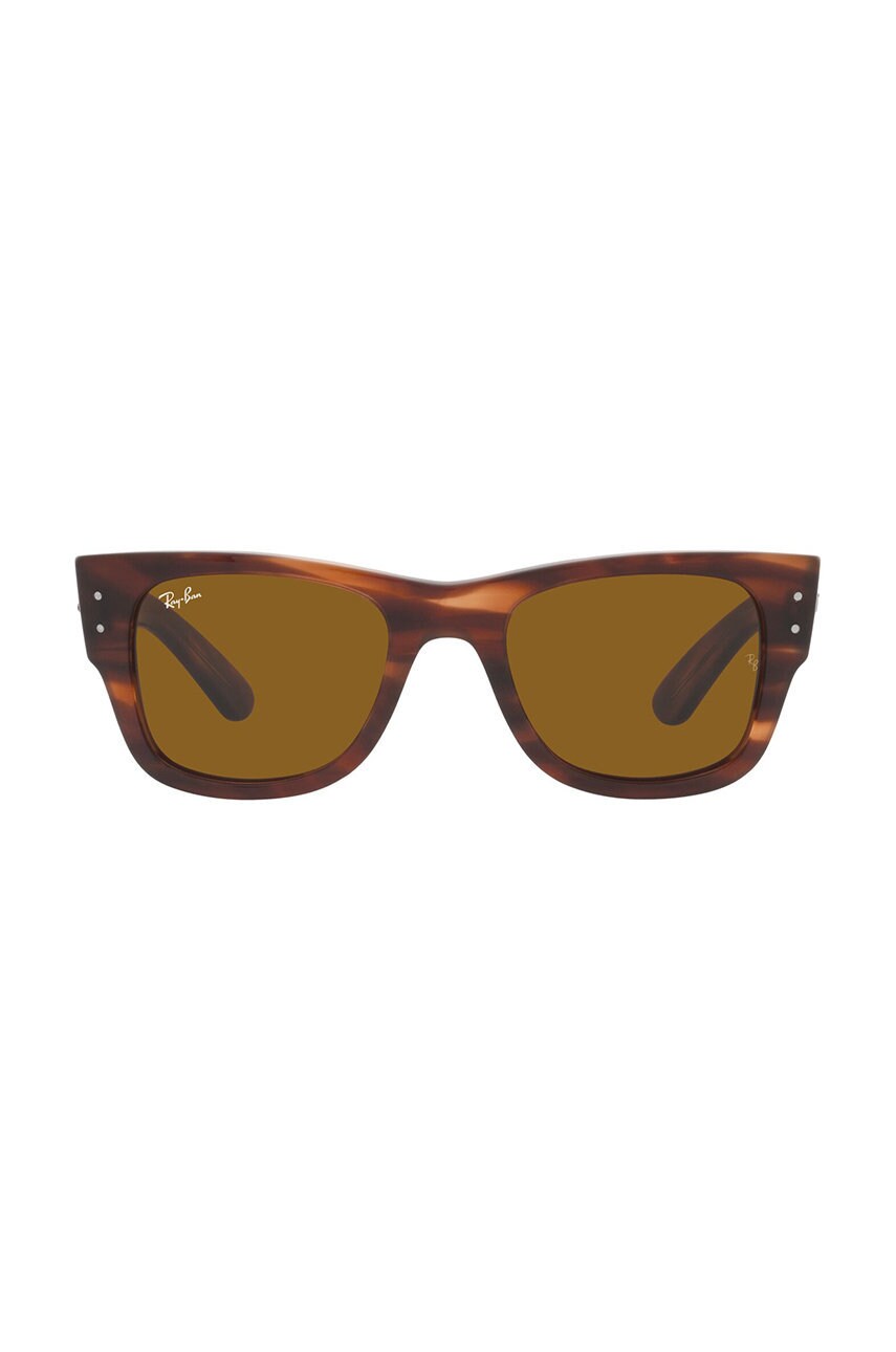 Сонцезахисні окуляри Ray-Ban колір коричневий