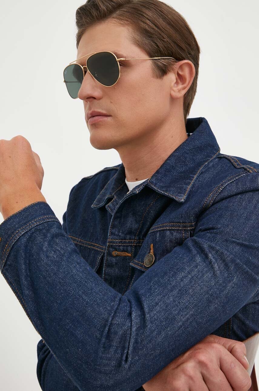 Сонцезахисні окуляри Ray-Ban 0RBR0101S колір золотий