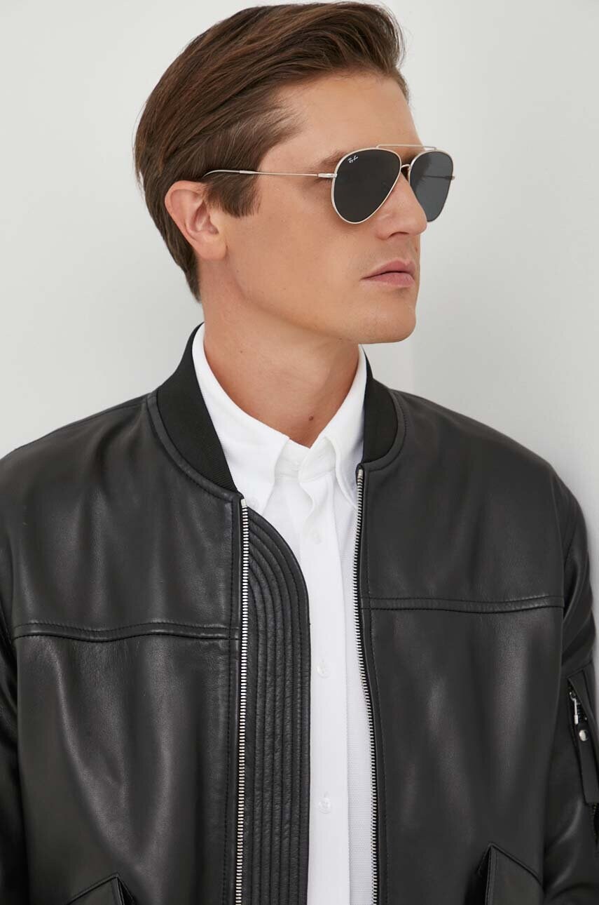 Сонцезахисні окуляри Ray-Ban 0RBR0101S колір сірий