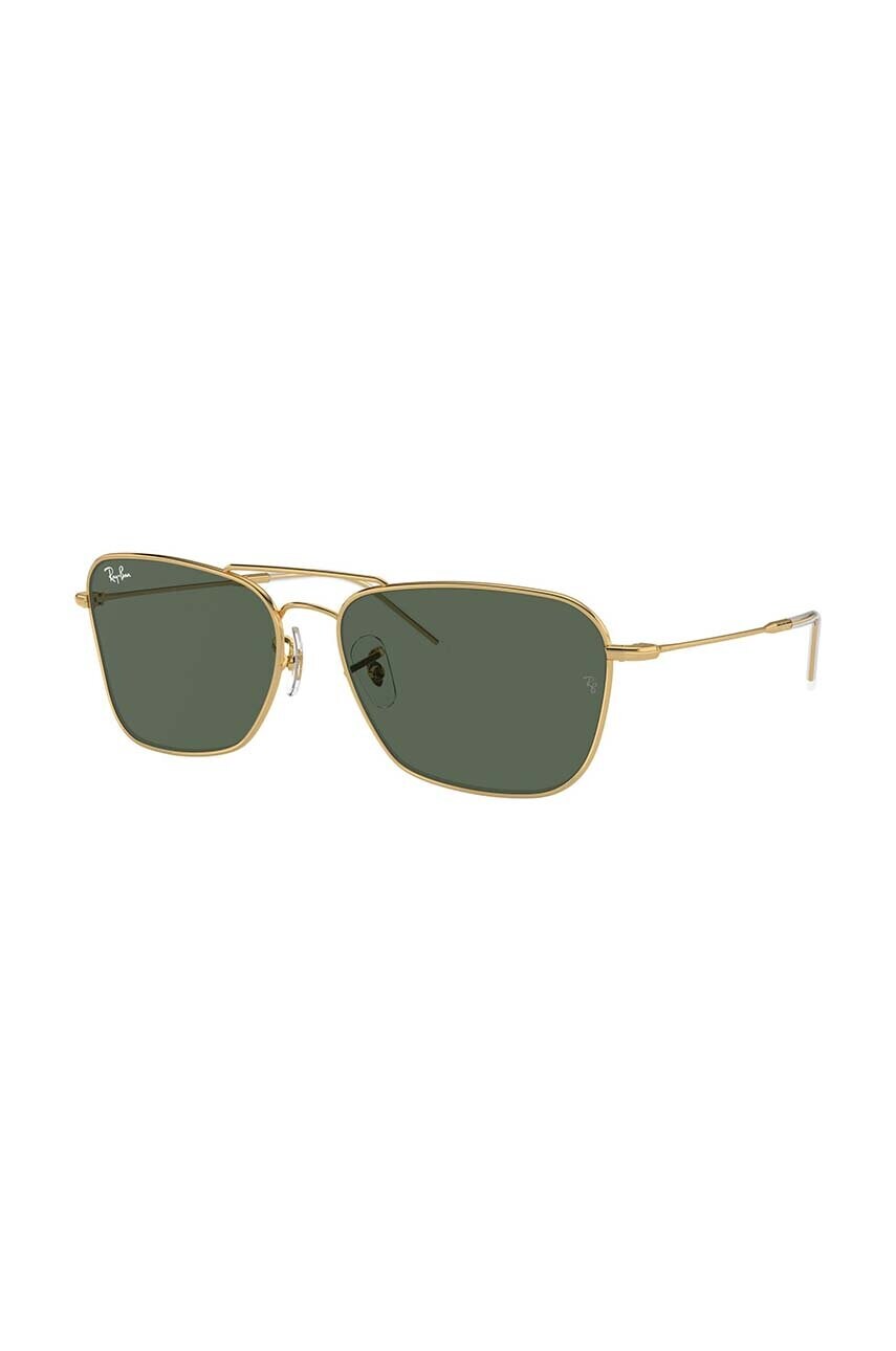 Сонцезахисні окуляри Ray-Ban колір золотий