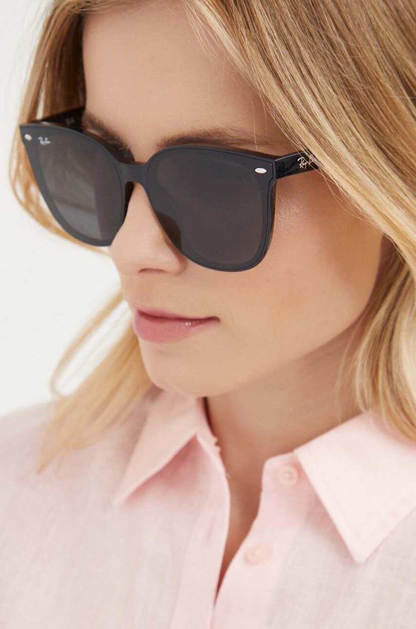 Сонцезахисні окуляри Ray-Ban колір чорний 0RB4423D