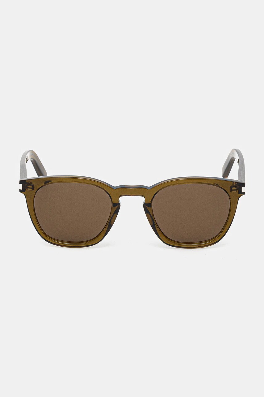 Сонцезахисні окуляри Saint Laurent колір коричневий SL 28