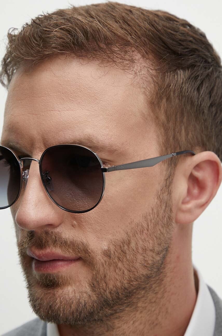 Сонцезахисні окуляри Ray-Ban колір срібний 0RB3727D