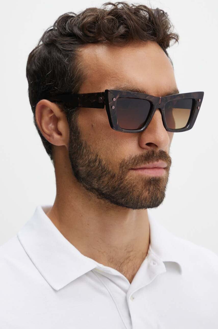 Сонцезахисні окуляри Balmain B - EYE колір коричневий BPS.156D