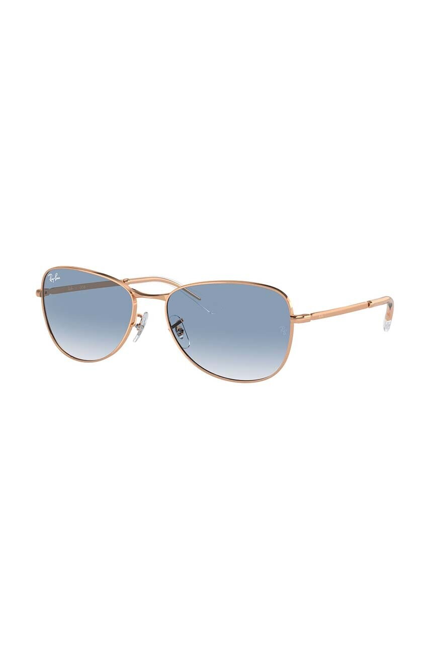 Сонцезахисні окуляри Ray-Ban колір золотий 0RB3733