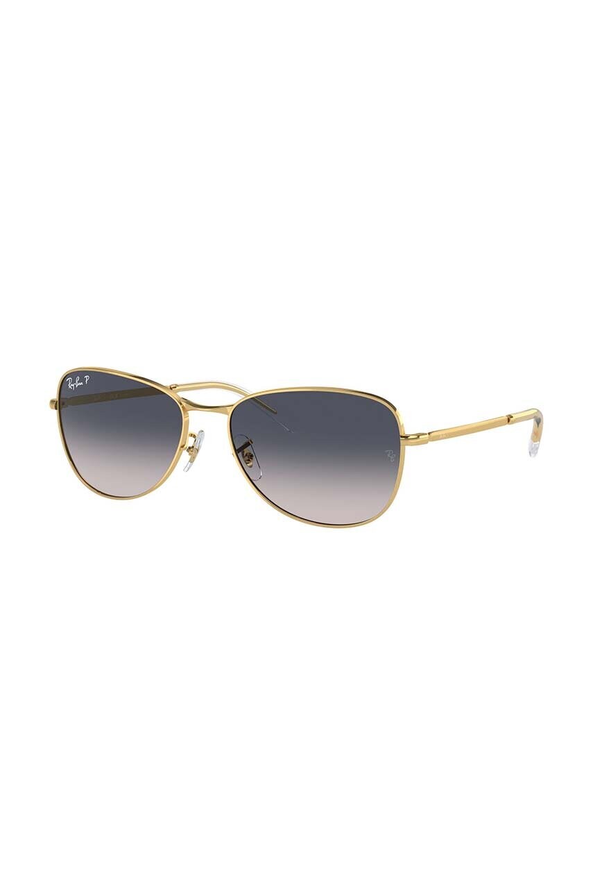 Сонцезахисні окуляри Ray-Ban колір золотий 0RB3733
