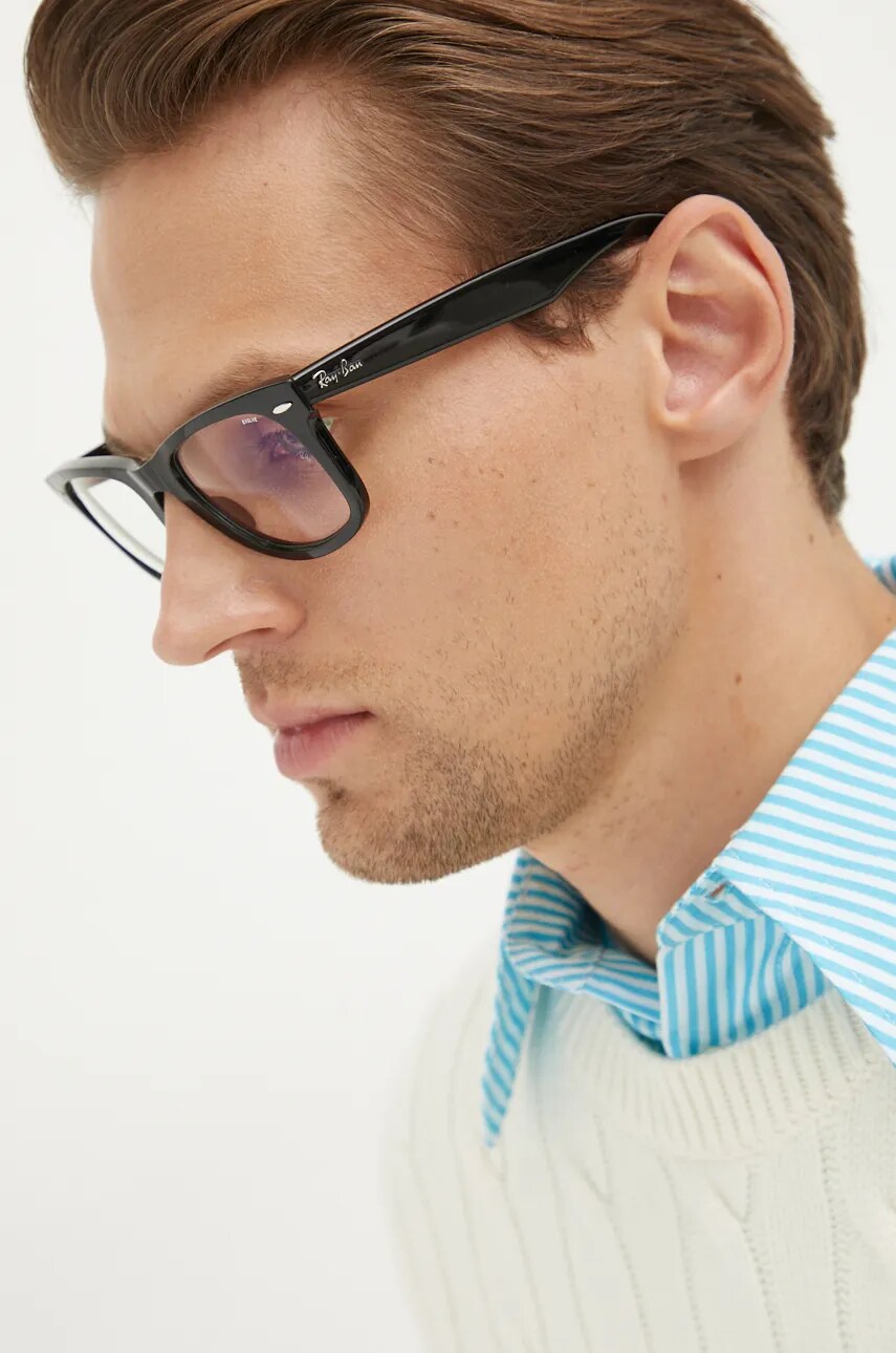 Сонцезахисні окуляри Ray-Ban WAYFARER колір прозорий 0RB2140
