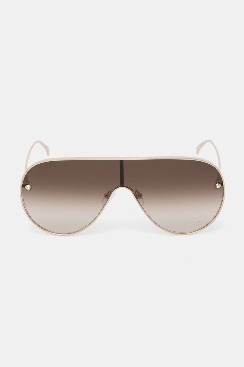 Окуляри Alexander McQueen колір золотий AM0481S