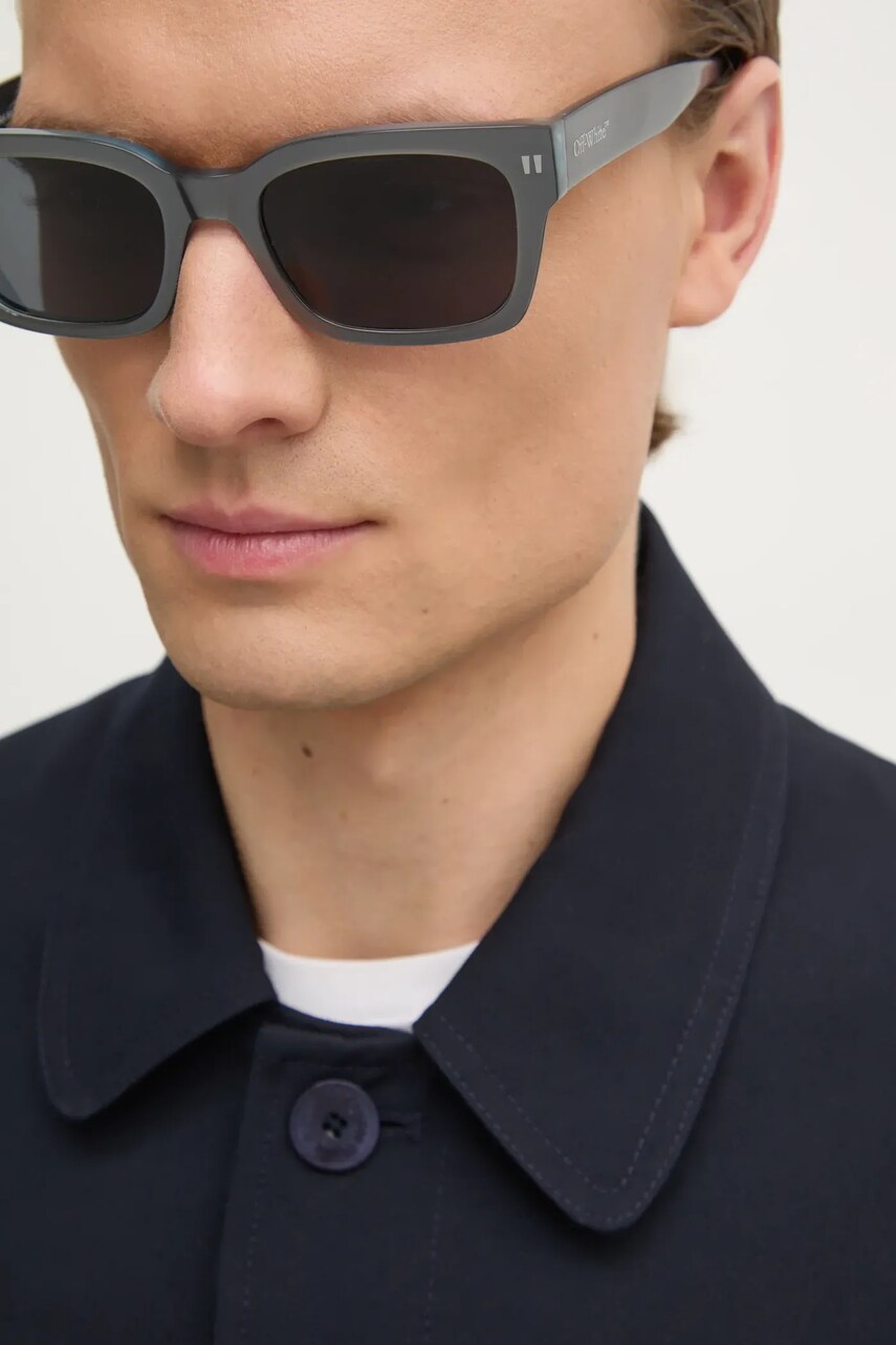 Сонцезахисні окуляри Off-White колір сірий OERI108_527207