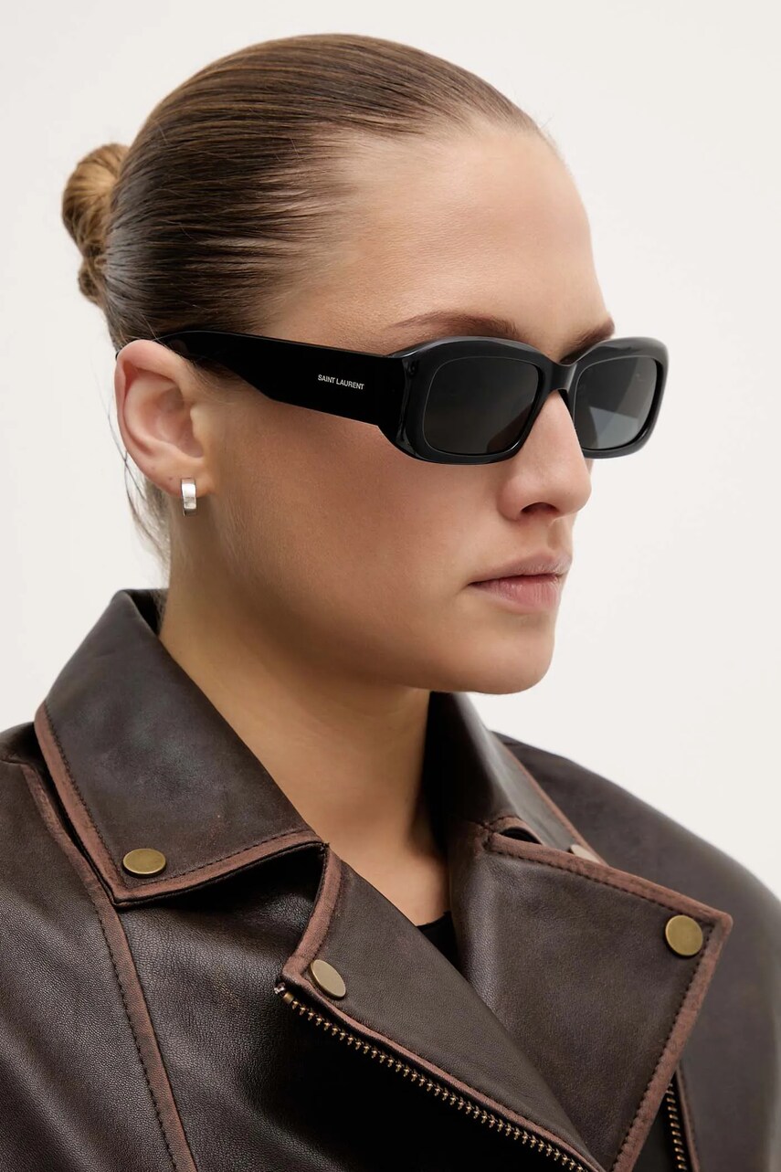 Окуляри Saint Laurent колір чорний SL 809