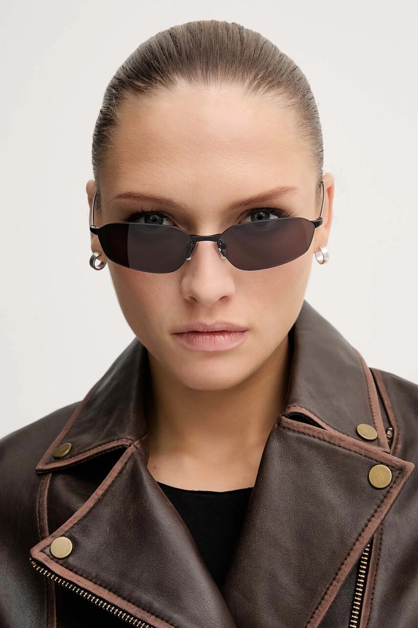 Окуляри Balenciaga колір чорний BB0412S
