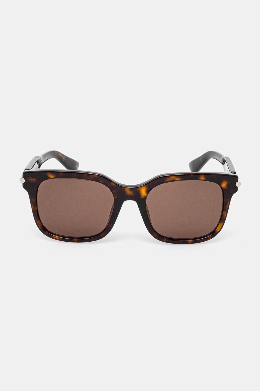 Окуляри Alexander McQueen колір помаранчевий AM0496SA