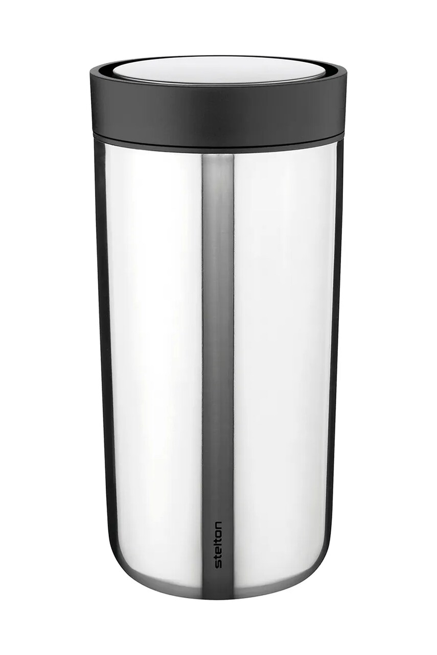 Термокружка Stelton To Go Click 400 ml колір сірий