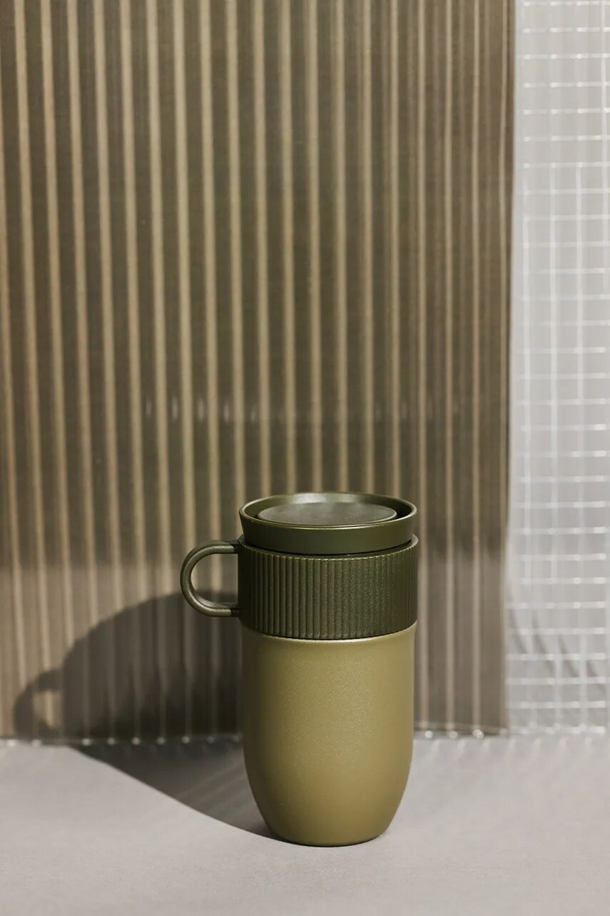 Термокружка Sagaform Ted 280 ml колір зелений