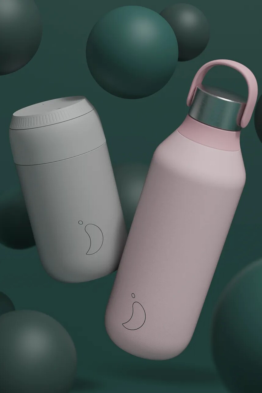 Термічна пляшка Chillys Series 2, 1 L колір рожевий