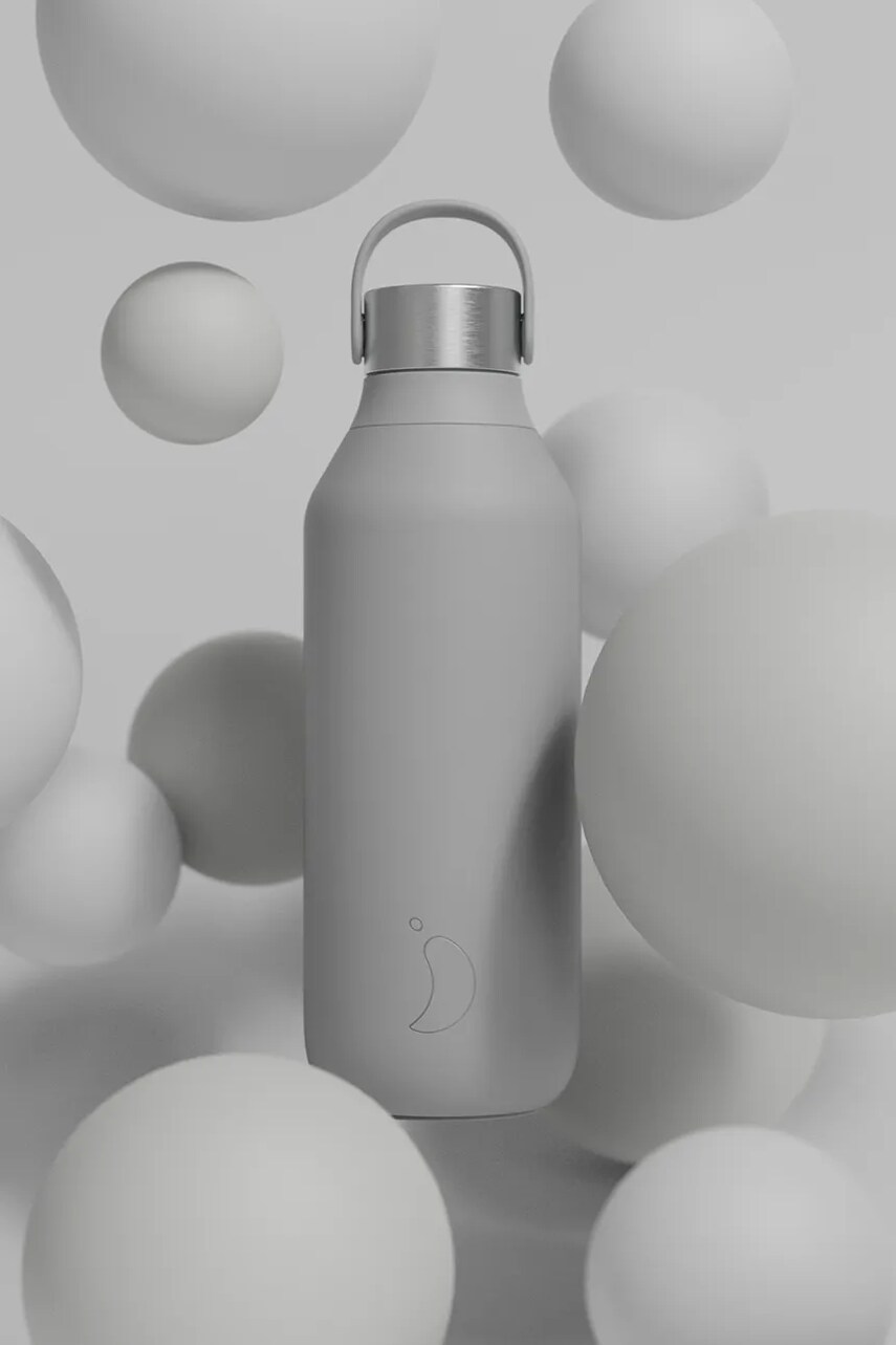Термічна пляшка Chillys Series 2, 1 L колір сірий