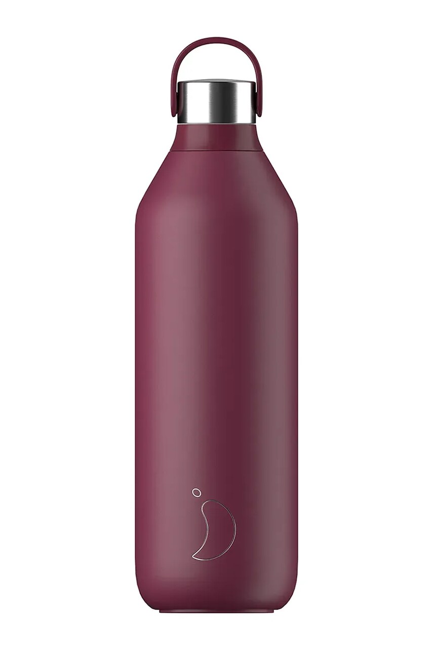 Термічна пляшка Chillys Series 2, 1 L колір бордовий