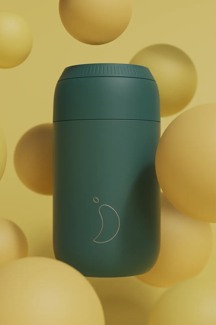 Кухлик для кави Chillys Series 2, 500 ml колір зелений