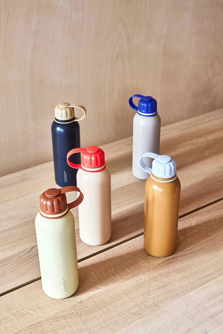 Термічна пляшка OYOY Pullo 520 ml колір чорний