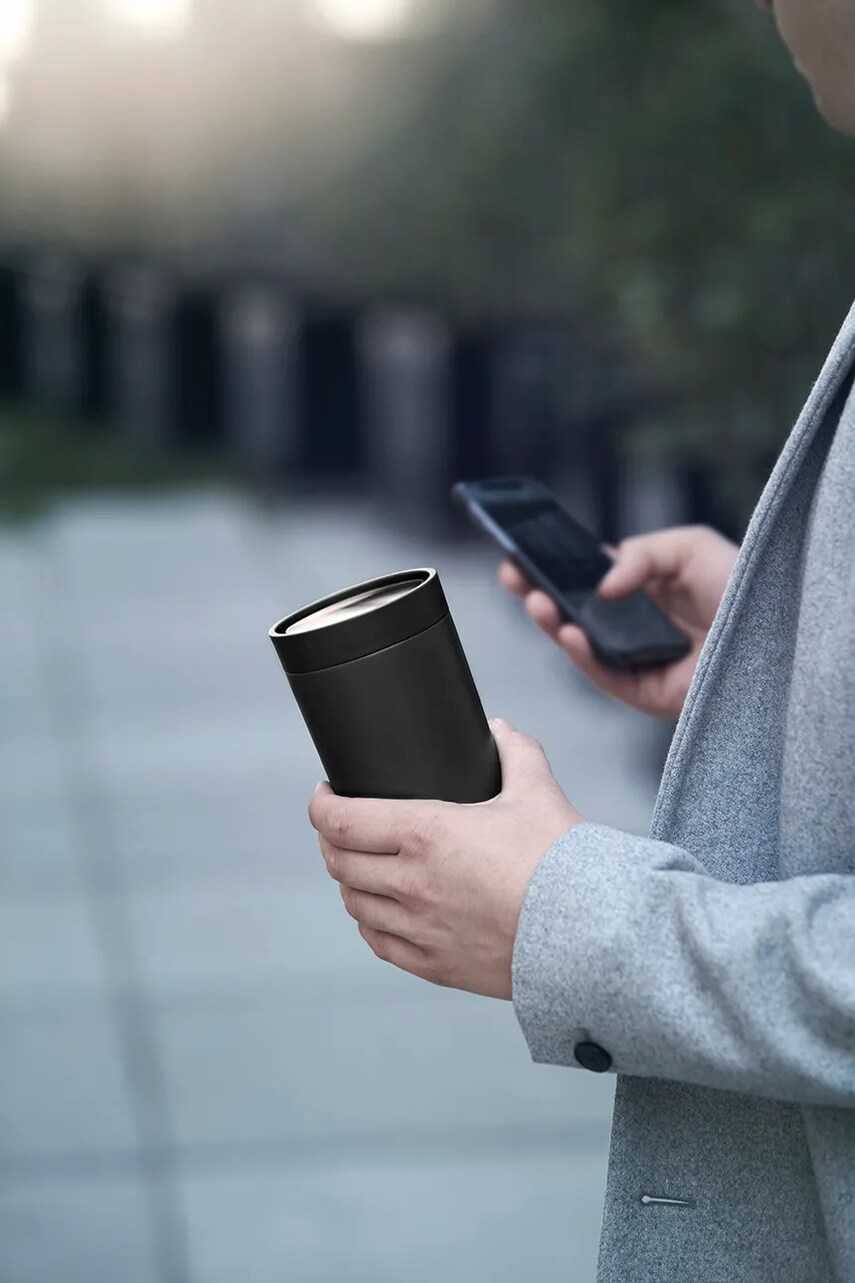 Термокружка Stelton To Go Click 200 ml колір чорний