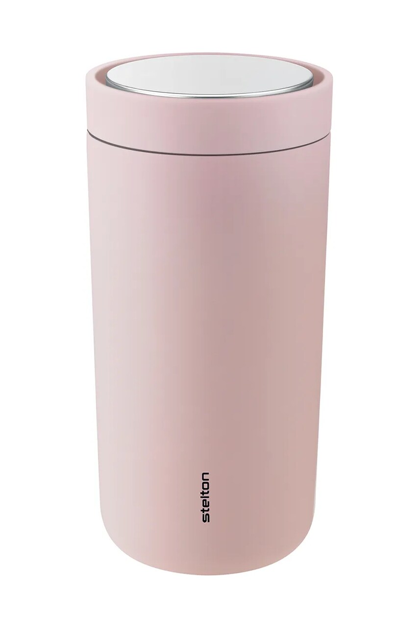 Термокружка Stelton To Go Click 400 ml колір рожевий