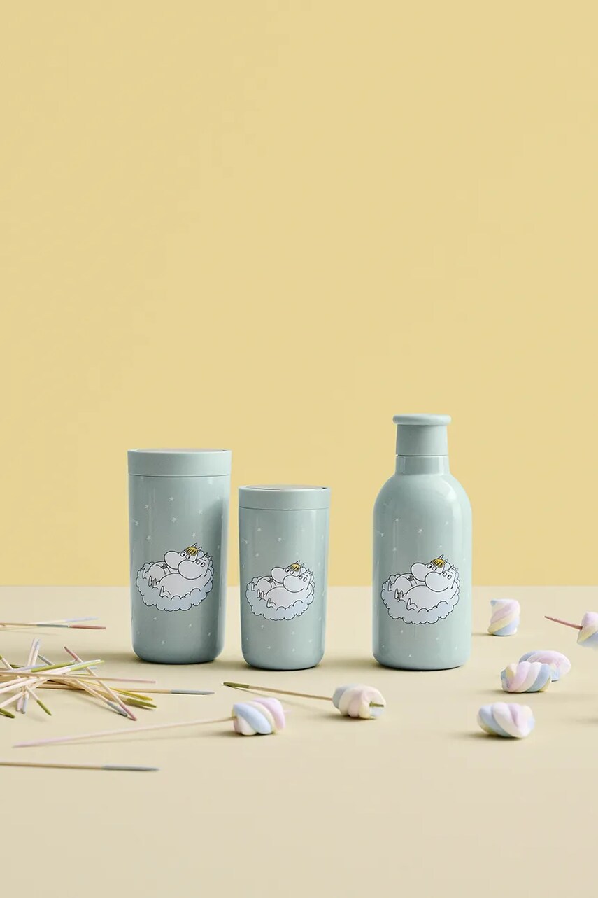Термокружка Stelton To Go Click x Moomin 200 ml колір бірюзовий