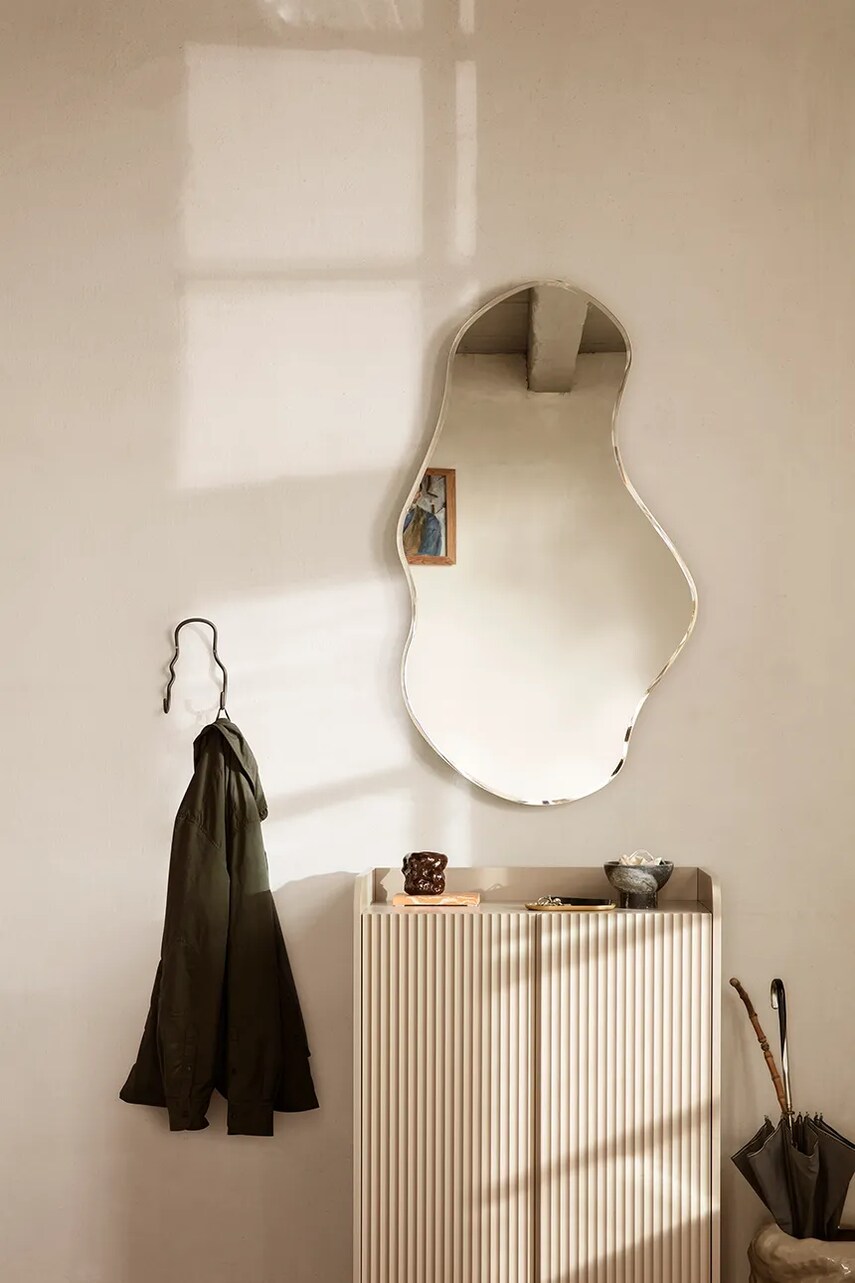 Настінна вішалка ferm LIVING Curvature колір чорний