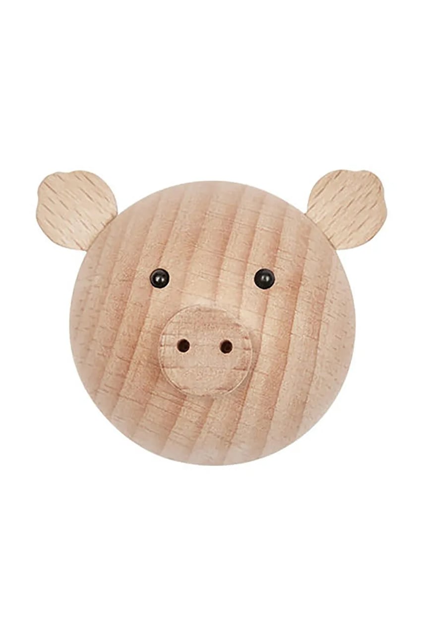 Настінна вішалка OYOY Mini колір бежевий