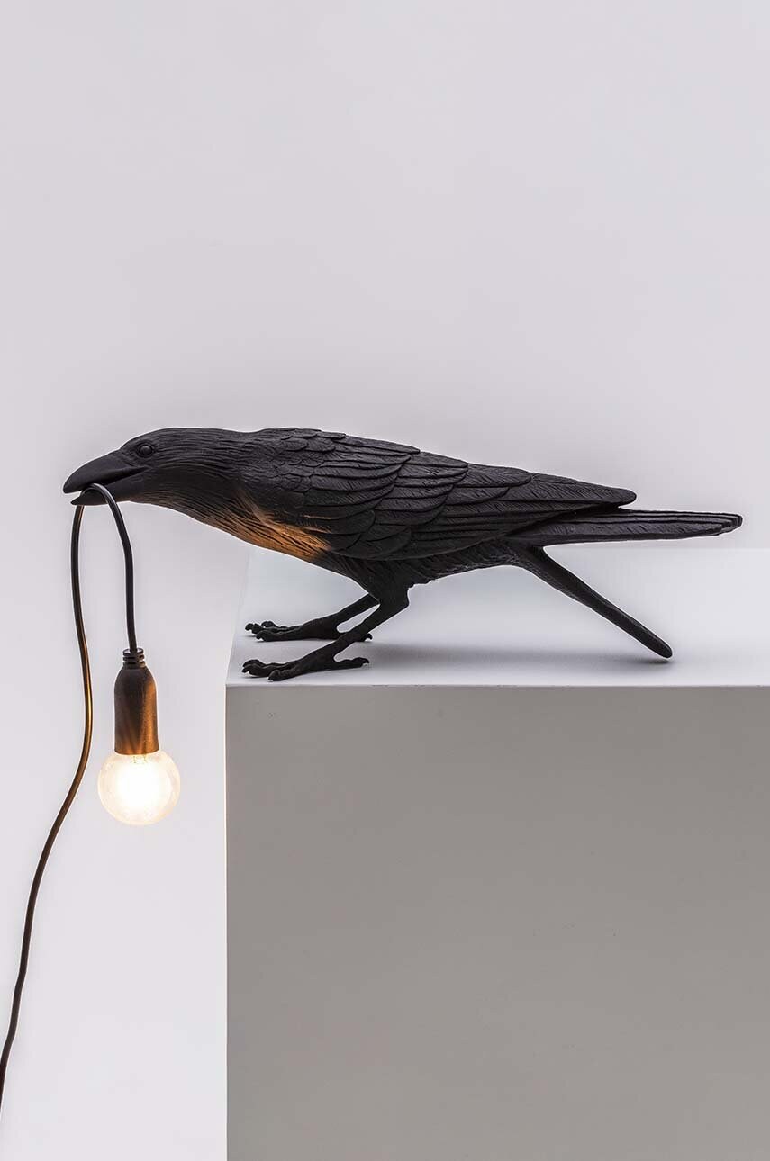 Настільна лампа Seletti Bird Lamp Black Playing
