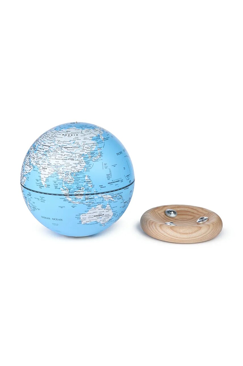 Світлодіодна декорація Gingko Design AtlasGlobe Lightblue L колір білий