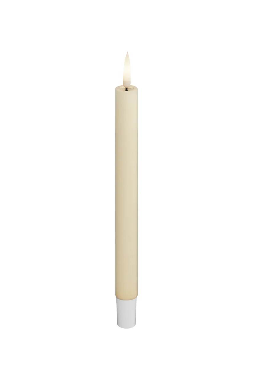 Набір свічок led Deluxe Homeart 2,2 x 15 cm 2-pack колір бежевий
