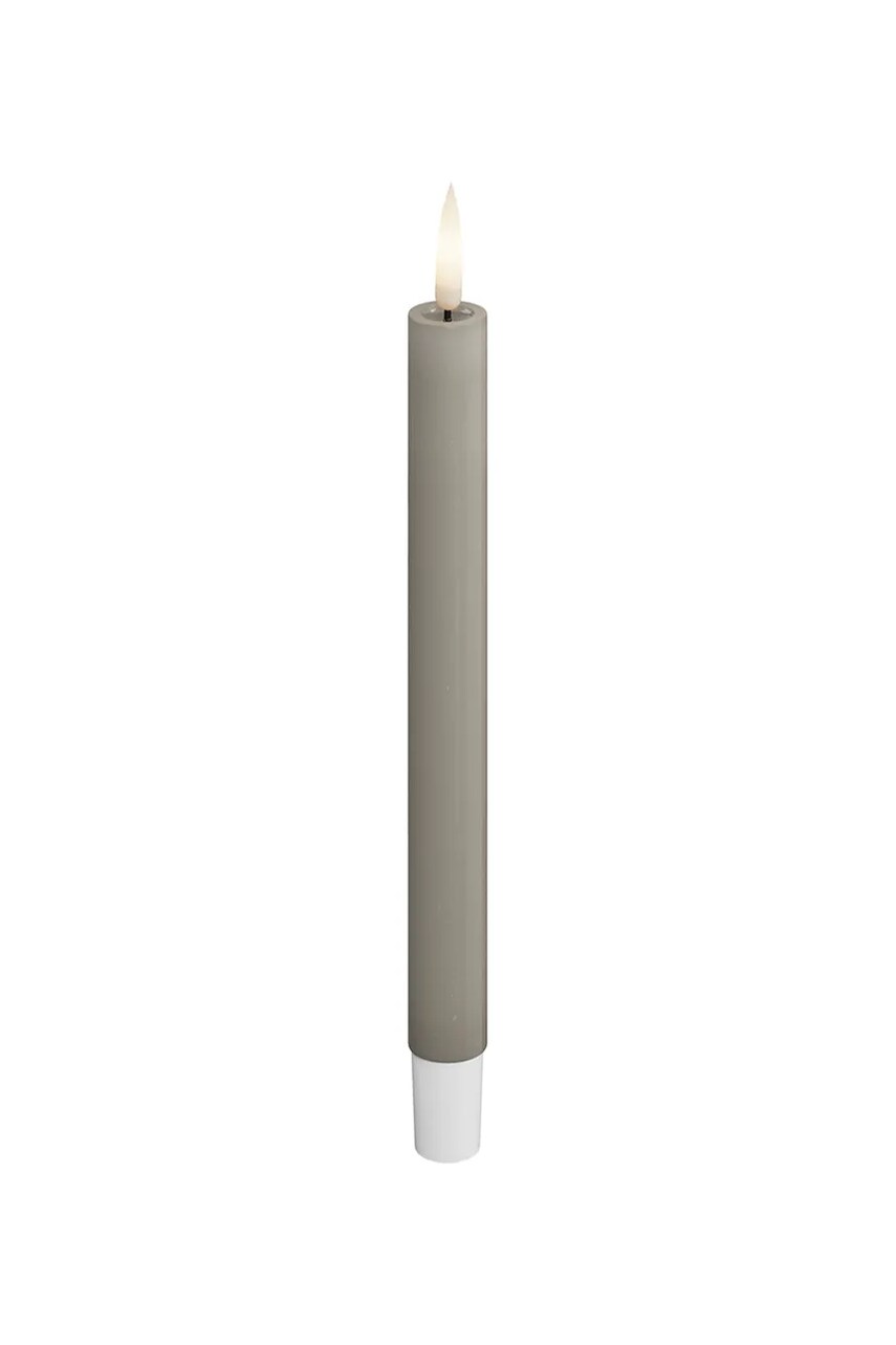 Набір свічок led Deluxe Homeart 2,2 x 15 cm 2-pack колір бежевий