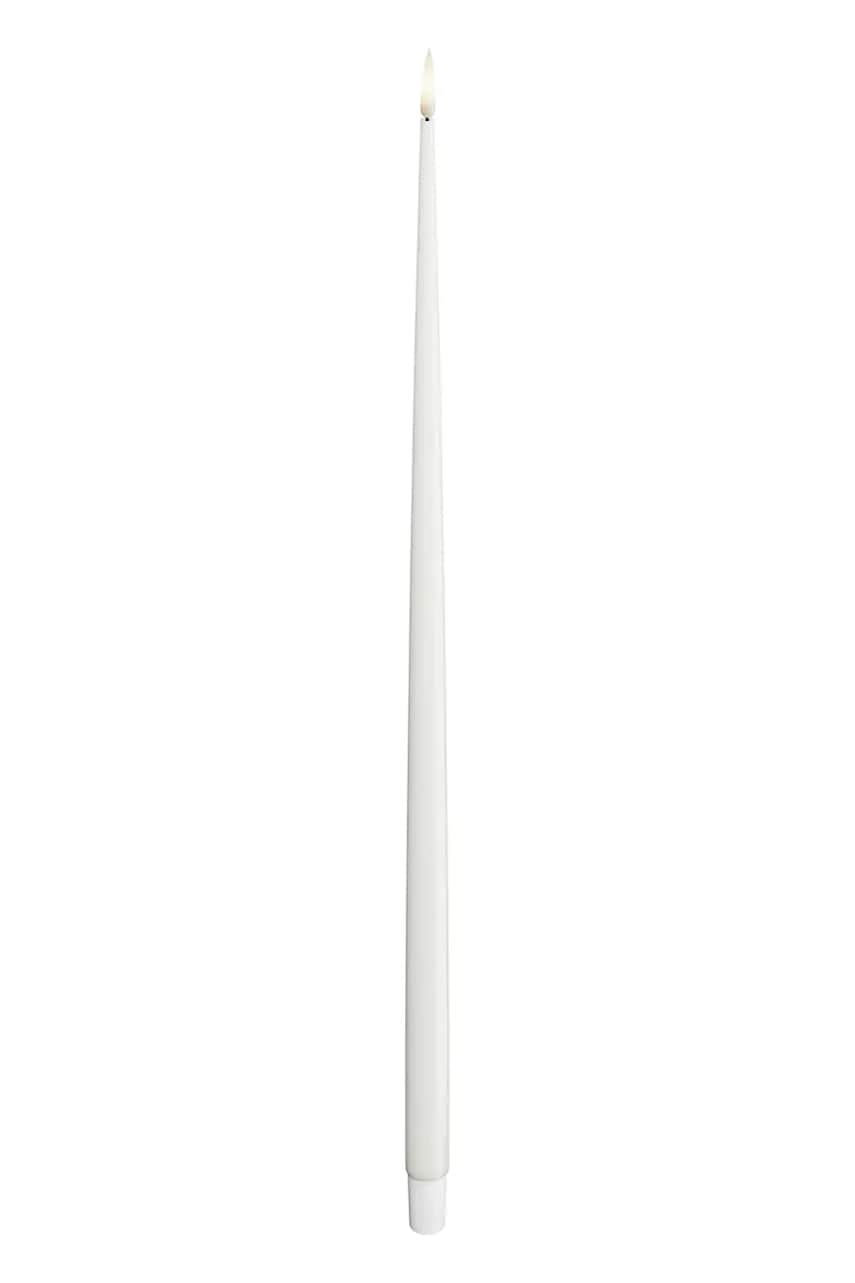 Набір свічок led Deluxe Homeart 2,2 x 38 cm 2-pack колір білий