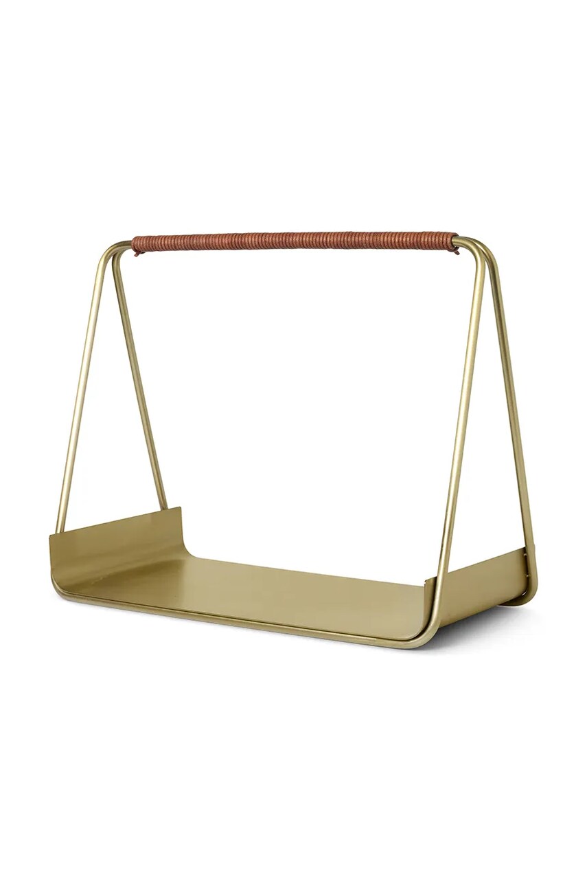 Кошик для дров ferm LIVING Port Wood Basket колір жовтий