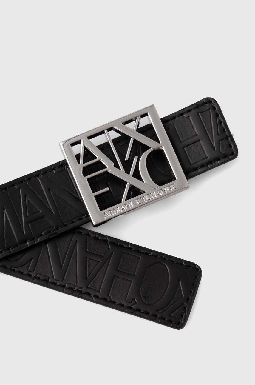 Двосторонній ремінь Armani Exchange жіночий колір чорний 941179 CC793
