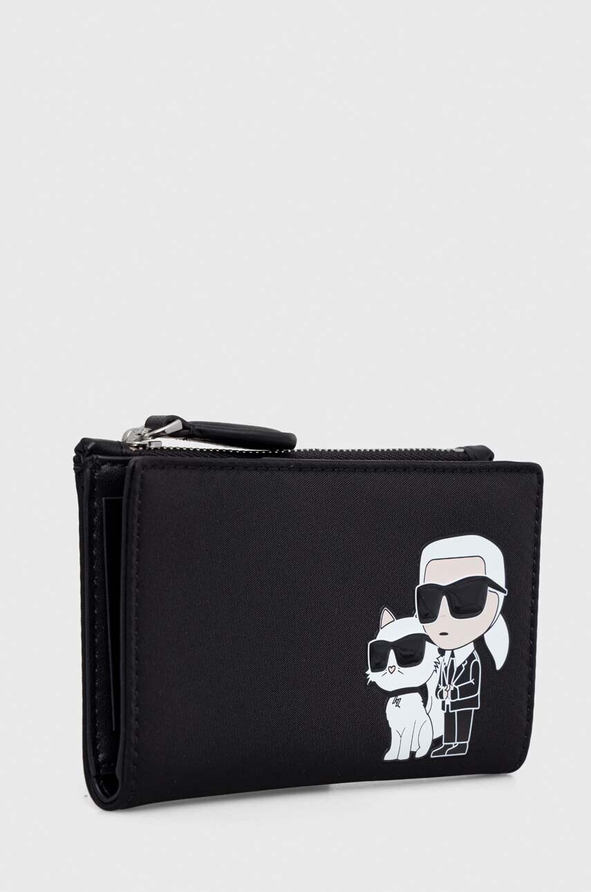 Гаманець Karl Lagerfeld жіночий колір чорний